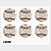  Baseball-stickers voor handgeschreven Ronde Sticker (Vel)