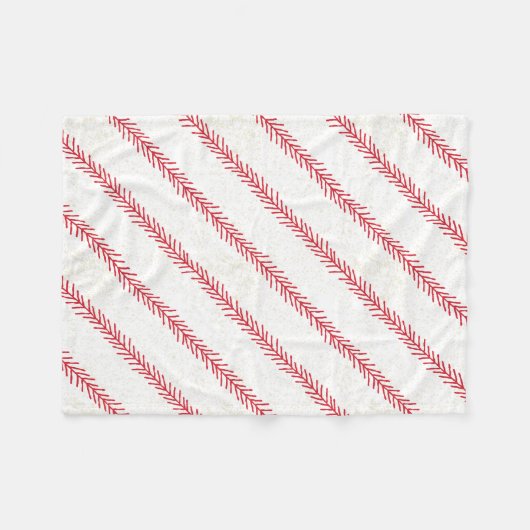 Baseball Stitch Fleece Blanket (Voorkant (Horizontaal))