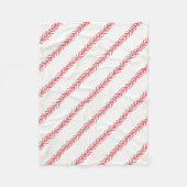 Baseball Stitch Fleece Blanket (Voorkant)