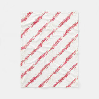Baseball Stitch Fleece Blanket