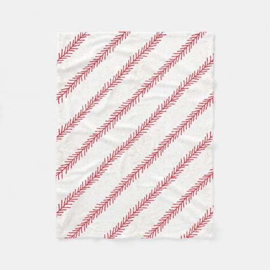 Baseball Stitch Fleece Blanket (Voorkant)