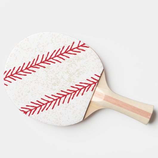 Baseball Stitch Ping Pong Paddle Tafeltennisbatje (Zijkant)