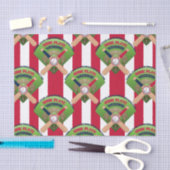 Baseball Stitches Home Bord Wedding 1-WARE WRAP Tissuepapier (Craft)