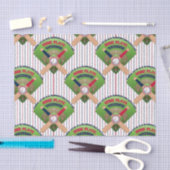 Baseball Stitches Home Bord Wedding 4-WARE WRAP Tissuepapier (Craft)