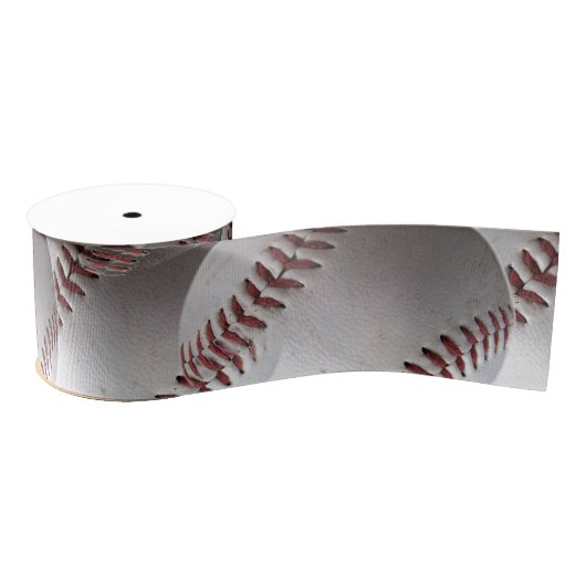 Baseball Stitches Red Grosgrain Lint (Spoel)