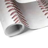 Baseball Stitches (verticaal) Cadeaupapier (Rol Hoek)
