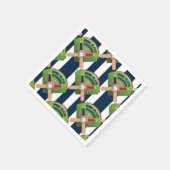 Baseball Stitches, we hebben 3-PAPIER NAPKINS gehu Servetten (Hoek)