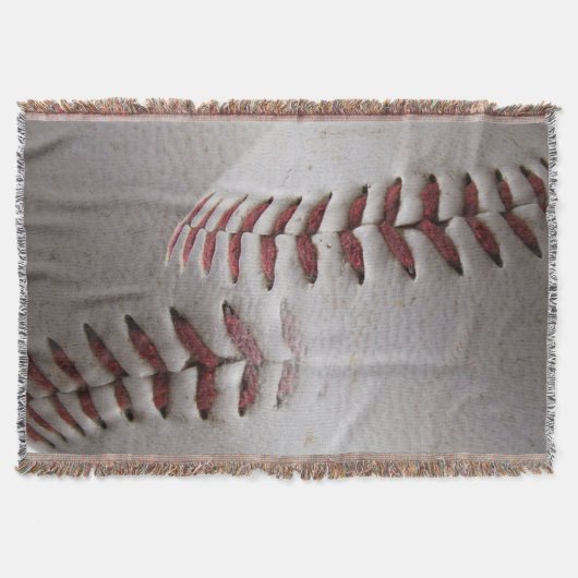 Baseball Stitching Deken (Voorkant)