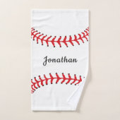 Baseball Stitching Design Bath Towel Set Bad Handdoek (Handdoek)