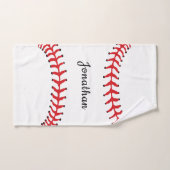 Baseball Stitching Design Bath Towel Set Bad Handdoek (Handdoek)