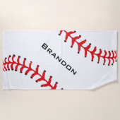 Baseball Stitching Design Beach Towel Strandlaken (Voorkant)
