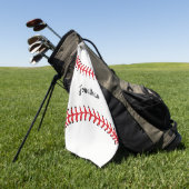 Baseball Stitching Design Golf Towel Golfhanddoek (Groen)