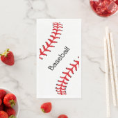 Baseball Stitching Design Guest Towel Napkin Servet (Insitu)