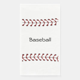 Baseball Stitching Design Guest Towel Napkin Servet