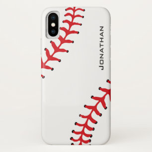 Baseball Stitching Design iPhone X Hoesje