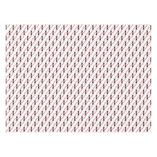 Baseball Stitching Design Tablecloth Tafelkleed (Voorkant (Horizontaal))