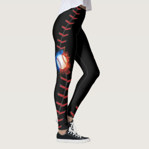 Baseball Stitlement Sason Leggings