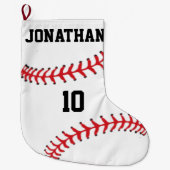 Baseball Stocking Grote Kerstsok (Voorkant)