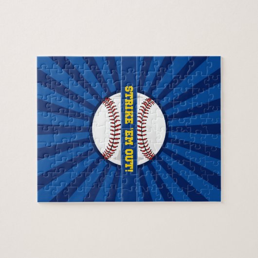 Baseball Strike: Em Out Legpuzzel (Horizontaal)
