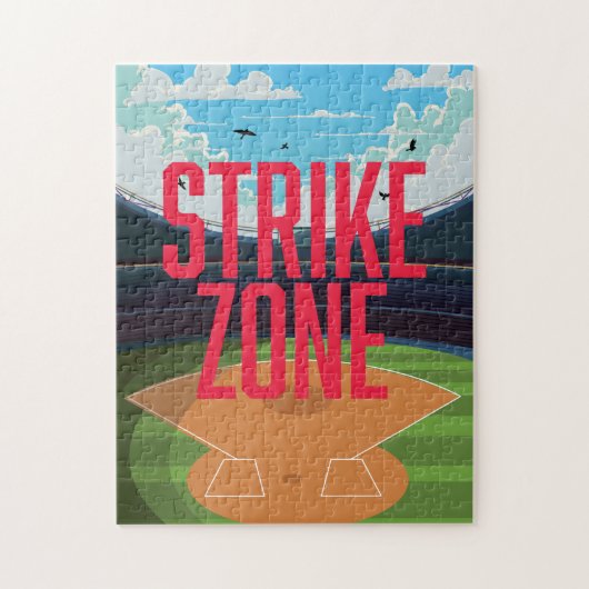 Baseball Strike Zone Legpuzzel (Verticaal)