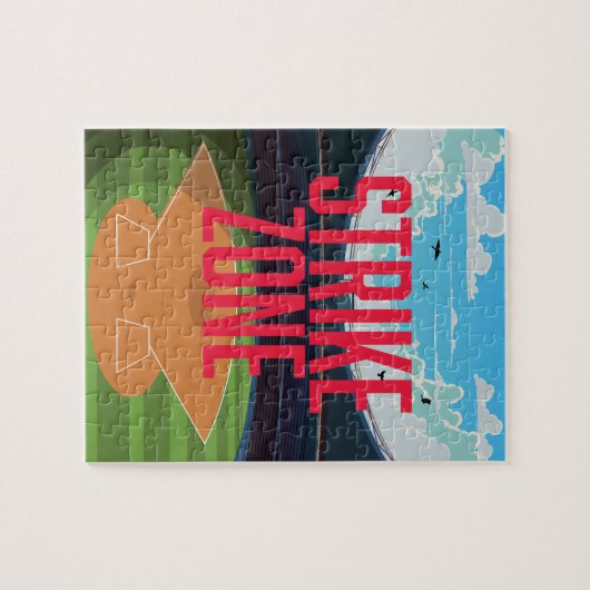 Baseball Strike Zone Legpuzzel (Horizontaal)