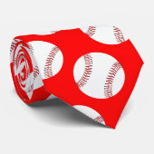 Baseball Stropdas (Opgerold)