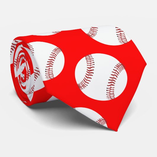 Baseball Stropdas (Opgerold)