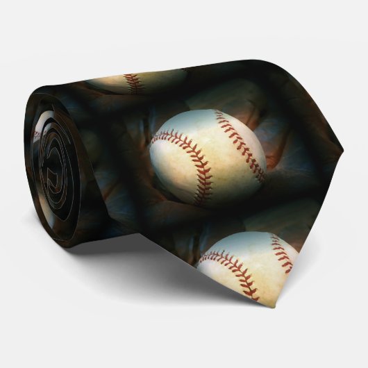 Baseball Stropdas (Opgerold)