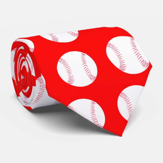 Baseball-Stropdas Stropdas (Opgerold)