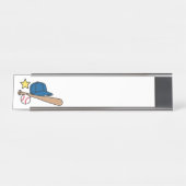 Baseball Stuff Bureau Naambordje (Voorkant)