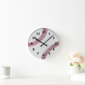 Baseball Style Clock met cijfers Ronde Klok (Huis)