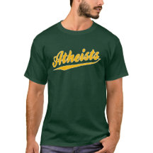 Baseball Style Team Atheïst T-Shirt