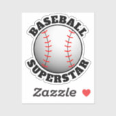 Baseball Superstar Sport Sticker (Vel)