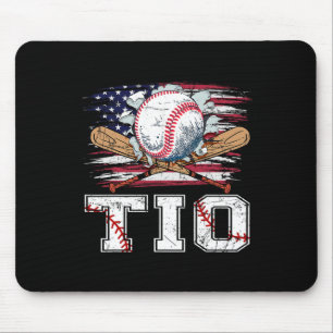 Baseball T-ball Tio Amerikaanse Vlag Trots Bal Tio Muismat