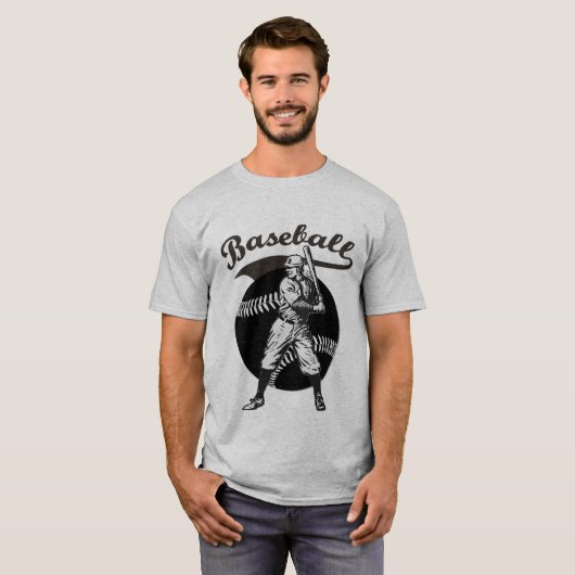 Baseball: T-shirt (Voorkant volledig)