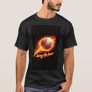 Baseball T-shirt – “Bring the Heat” Vuur Sporten G