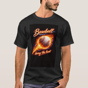 Baseball T-shirt – “Bring the Heat” Vuur Sporten G