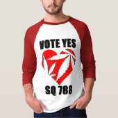 Baseball-t-shirt T-shirt (Voorkant)