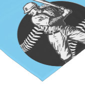 Baseball: tabeluitvoerder korte tafelloper (Hoek)