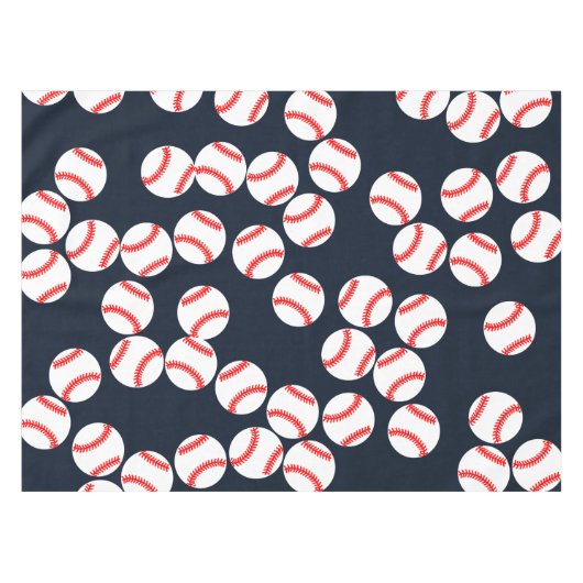 Baseball Tablecloth Tafelkleed (Voorkant (Horizontaal))