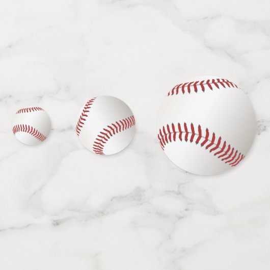 Baseball Tailgate Party Table Confetti (Achterkanten)