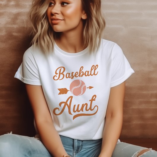 Baseball tante t-shirt