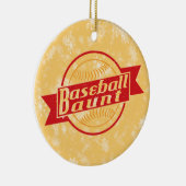 Baseball tante Xmas Decoratie (Rechts)