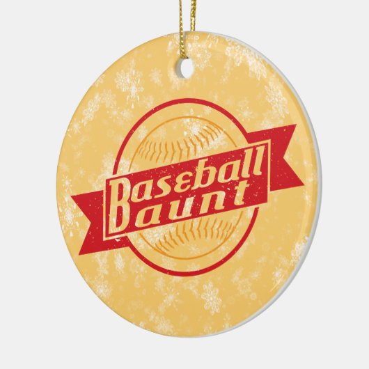 Baseball tante Xmas Decoratie (Links)