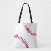 Baseball-Tas Tote Bag (Voorkant)