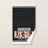 Baseball Team ADD NAAM Kampioen Speler Bad Handdoek (Handdoek)