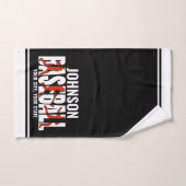 Baseball Team ADD NAAM Kampioen Speler Bad Handdoek (Handdoek)