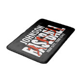 Baseball Team ADD NAAM Kampioen Speler Badmat (Gekanteld)