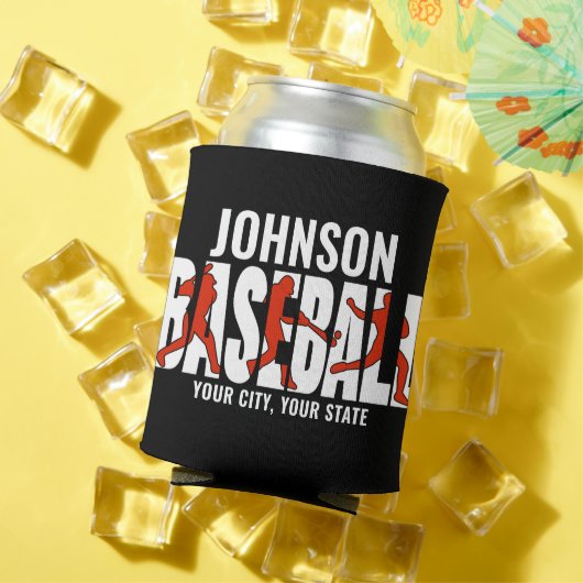 Baseball Team ADD NAAM Kampioen Speler Blikjeskoeler (Insitu Zomer)