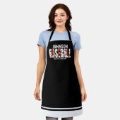 Baseball Team ADD NAAM Kampioen Speler Schort (Gedragen)